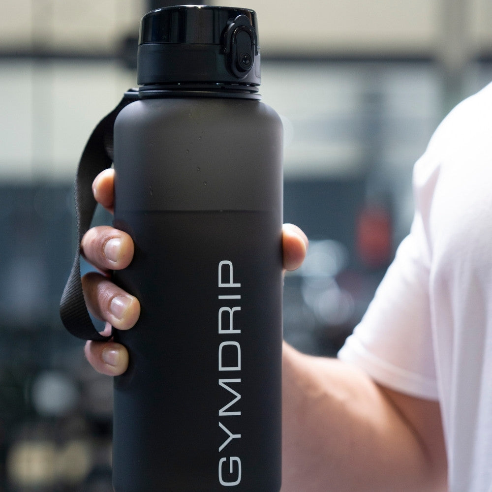 Ergonomischer Griff der BPA-freien GymDrip PremiumBottle