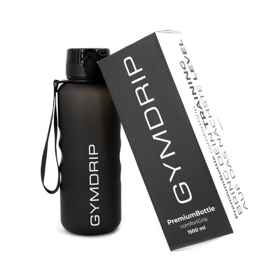 „GymDrip PremiumBottle 1500 ml – auslaufsichere Trinkflasche fürs Gym