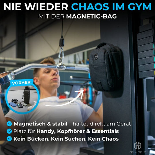 Umhängetasche Magnetisch | Gym-Bag Fitness – Magnetic-Bag