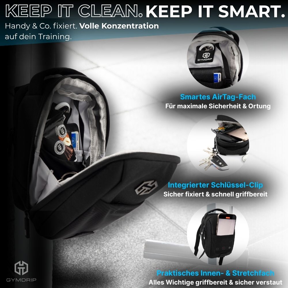 Umhängetasche Magnetisch | Gym-Bag Fitness – Magnetic-Bag