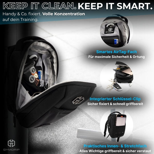 Umhängetasche Magnetisch | Gym-Bag Fitness – Magnetic-Bag
