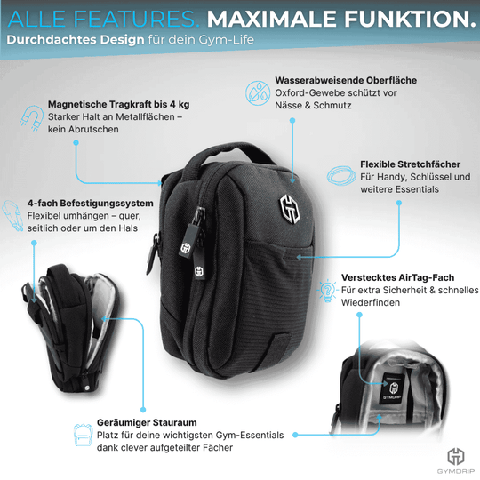 Magnetic-Bag – fürs Gym & unterwegs