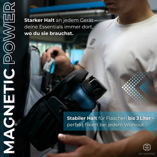 Flaschenhalter Sporttasche | Gym-Bag Fitness – Magnetic-Bottle-Bag