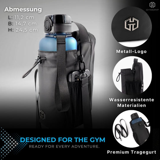 Flaschenhalter Sporttasche | Gym-Bag Fitness – Magnetic-Bottle-Bag