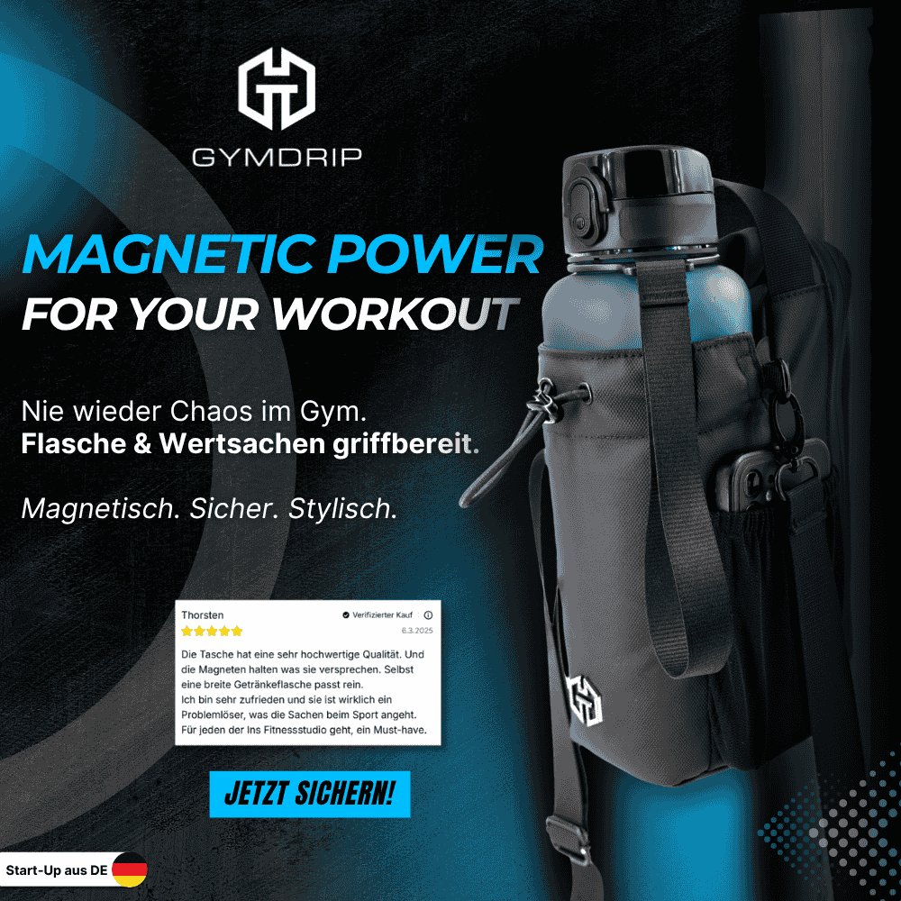 Magnetic-Bottle-Bag – fürs Gym & unterwegs