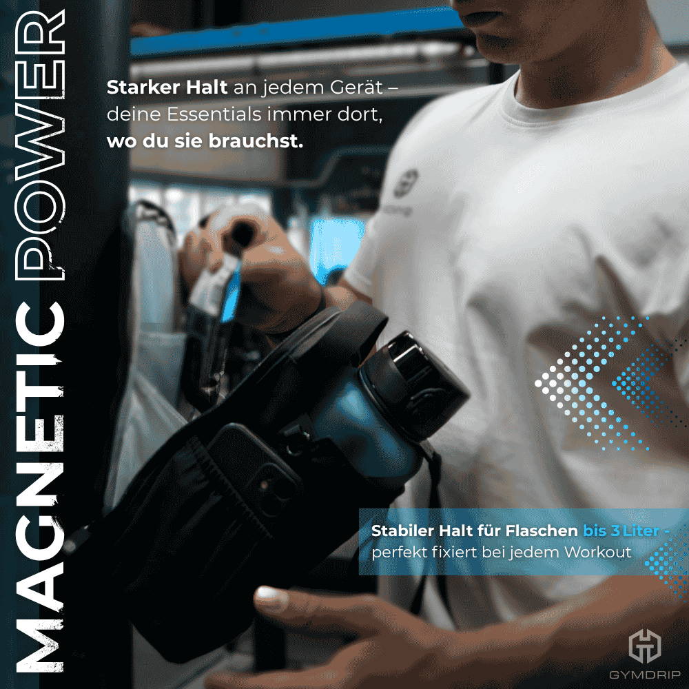 Magnetic-Bottle-Bag – fürs Gym & unterwegs